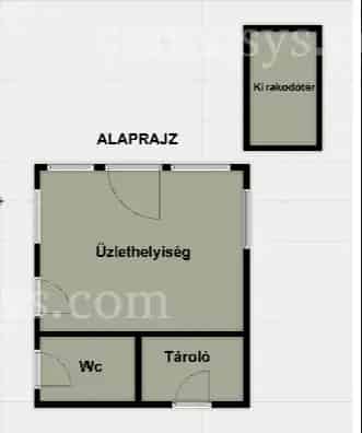 Kazincbarcika Központi Üzlethelyiség Eladó