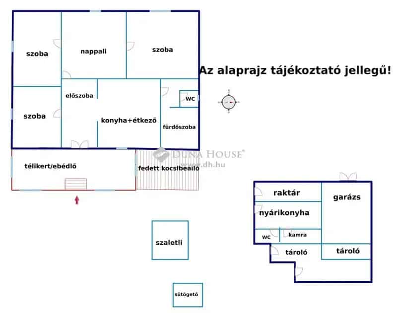 Gyömrői családi ház eladó - 95 nm - 921 nm telekkel