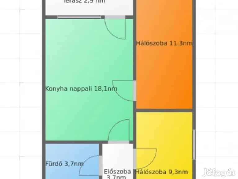 Eladó 52 nm-es felújított lakás Salgótarjánban erkéllyel