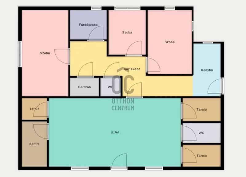Újlétán családi ház üzlethelyiséggel eladó Debrecen közelében