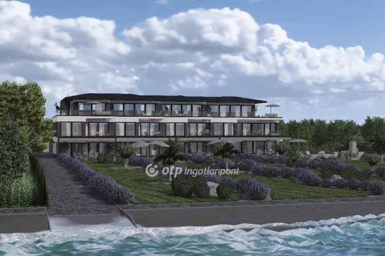Balaton parti telek eladó - 57m vízpart - fejlesztési lehetőség
