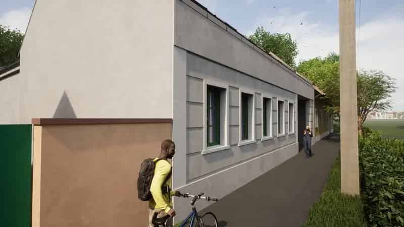 Tata központjában új építésű, energiahatékony lakás eladó