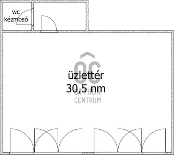 Ceglédi üzlethelyiség kiadó 30 nm főút mellett