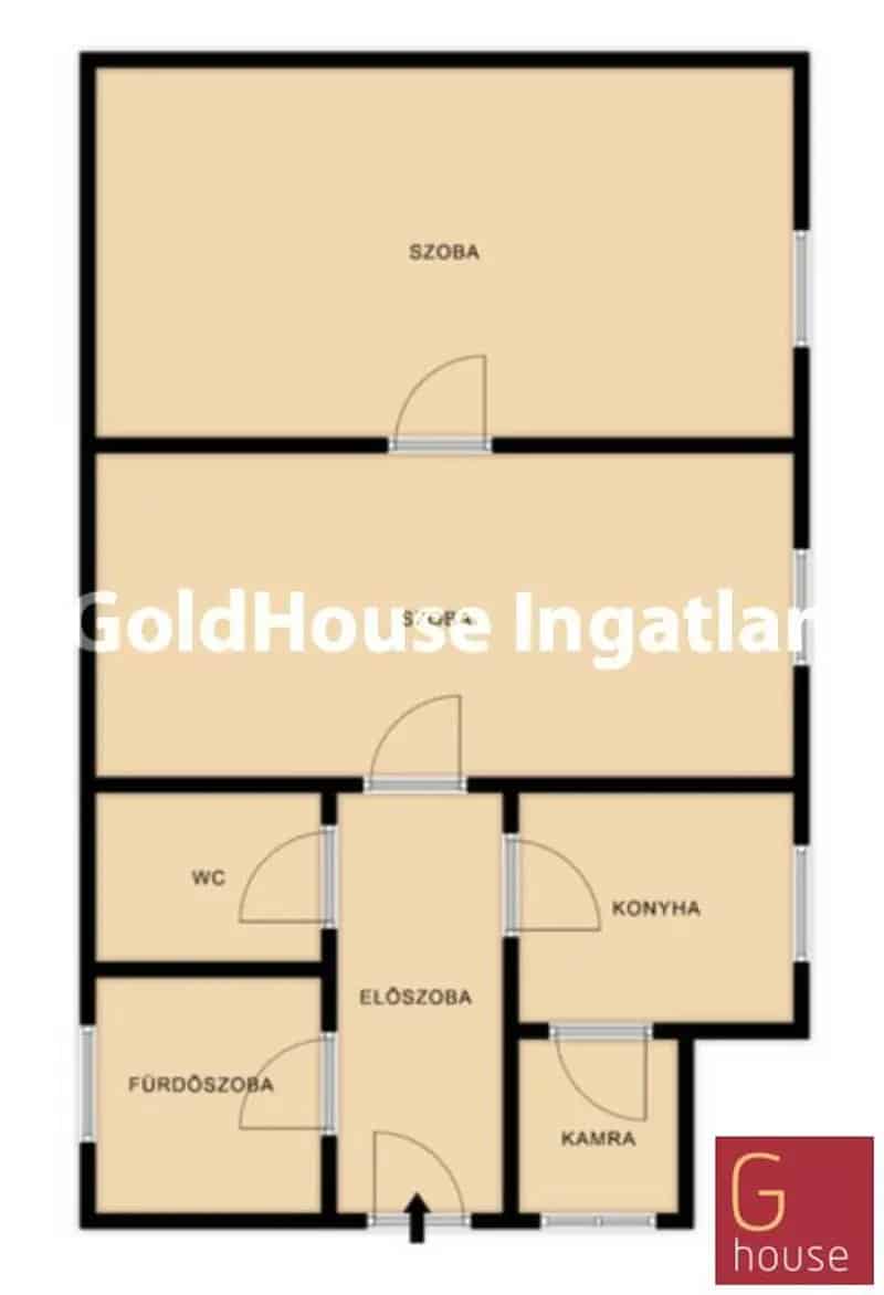 64 m2-es Felújított Lakás Buda Csendes Társasházban