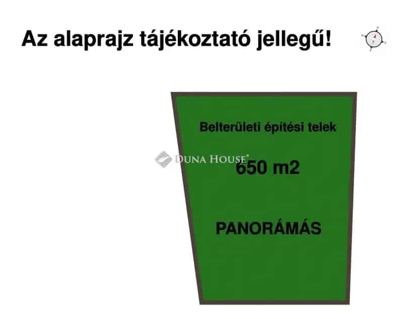 Balaton Aszófő Panorámás Építési Telek Eladó