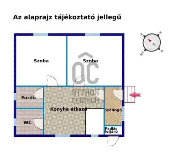Celldömölki eladó családi ház felújítva 73 nm 403 nm telekkel
