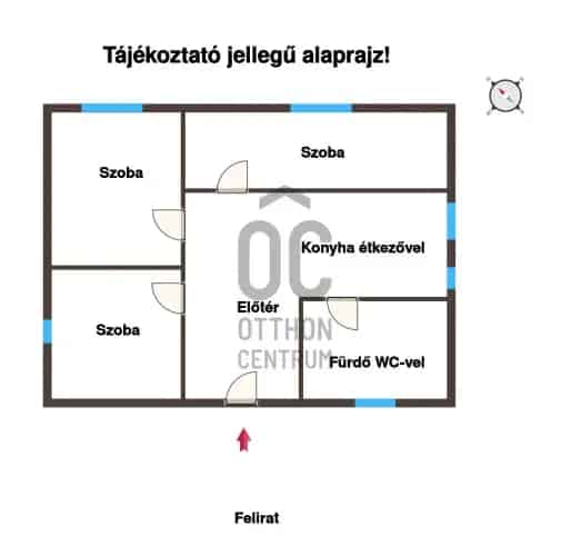 Eladó családi ház Tatárszentgyörgyön - 3 szoba, nagy telek, fúrt kút