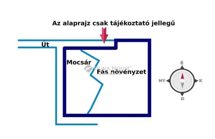 Eladó külterületi telek Sződliget Göd határán 7143 nm-es fás területtel