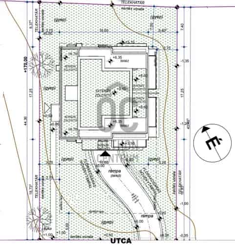 Budapest XII ker Orbánhegy 1127m2-es telek eladó 4 lakásos társasház építési engedéllyel