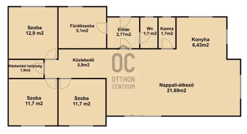 Gárdonyi eladó ikerház 84nm 3 szoba napelem rendszerrel