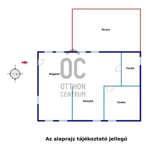 Áporkai vízparti faház eladó 550 nm telekkel