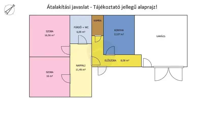 Palotás családi ház eladó - felújítandó, nagy telekkel