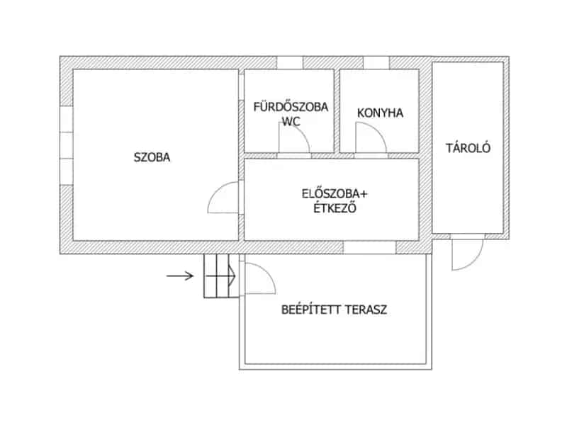 Bővíthető ház Törökbálinton 743 nm-es telken