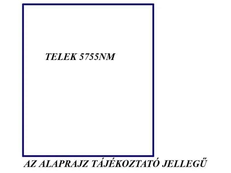 5755 nm-es Telek Eladó Berekböszörményben