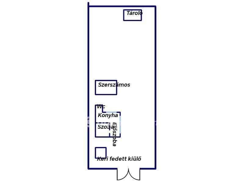 Szomor Kakukk-hegy 19nm-es hétvégi ház eladó