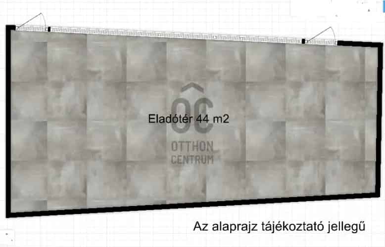 Nyiregyhazai Elado Kereskedelmi Ingatlan Kossuth teren 44m2