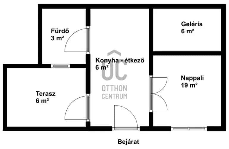 Budapest XIII kerület Galériás Garzon Saját Terasszal