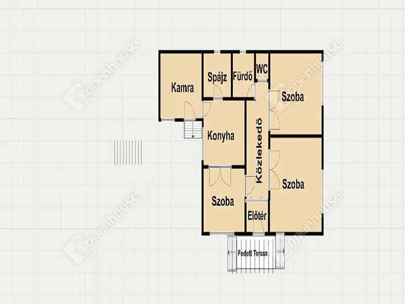 Szelevényi családi ház eladó - 88 m2 - 800 m2 telek - Falusi CSOK