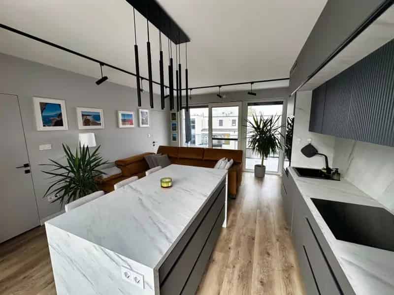 Velencei Penthouse 49nm 59nm Terasz Prémium Gépesítés