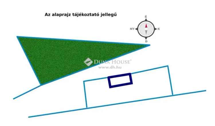 Eladó telek Várpalota Inotán, belterületi területtel