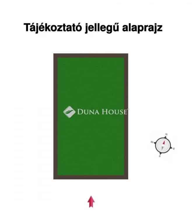 Dabasi szántó eladó Gip övezetben kiszolgáló épület létesítésére