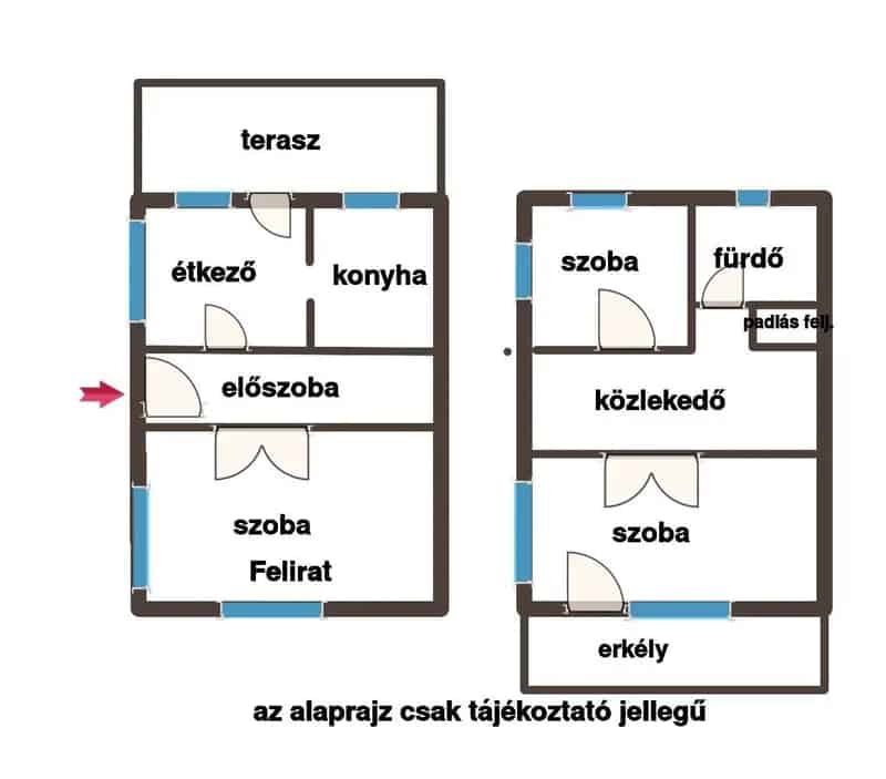 Váci 3 szobás ikerház eladó garázzsal