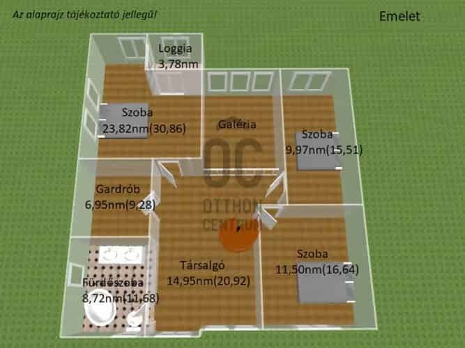 Tótvázsonyi családi ház eladó - 3 hálószoba, napelem, garázs