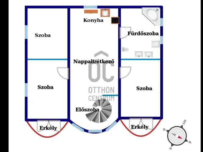 Ercsi családi ház eladó 5 szoba dupla nappalival nagy telekkel