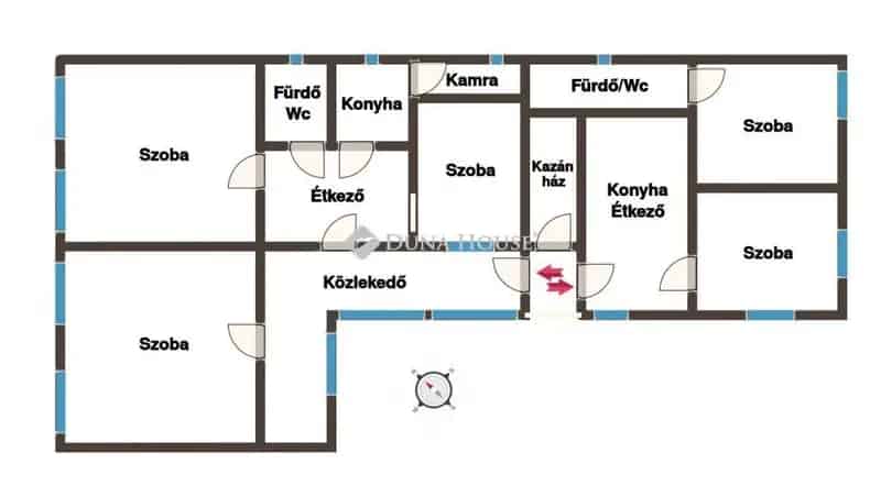 Polgárdi családi ház eladó - 71+38m2 - két generációnak