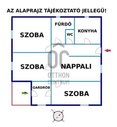 Abonyi családi ház eladó 94 m2 736 m2 telekkel