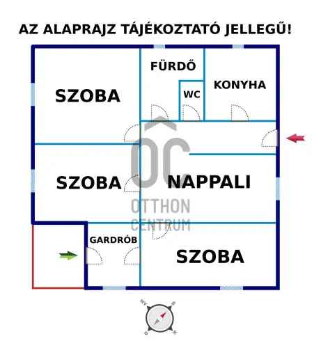 Eladó családi ház Abonyban 3 hálószobával és saját telken