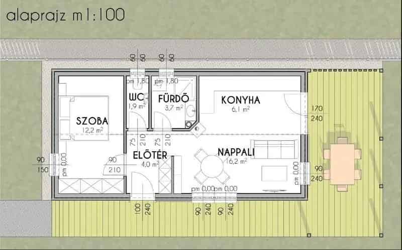 Új építésű ház alacsony rezsivel gyors építési idővel