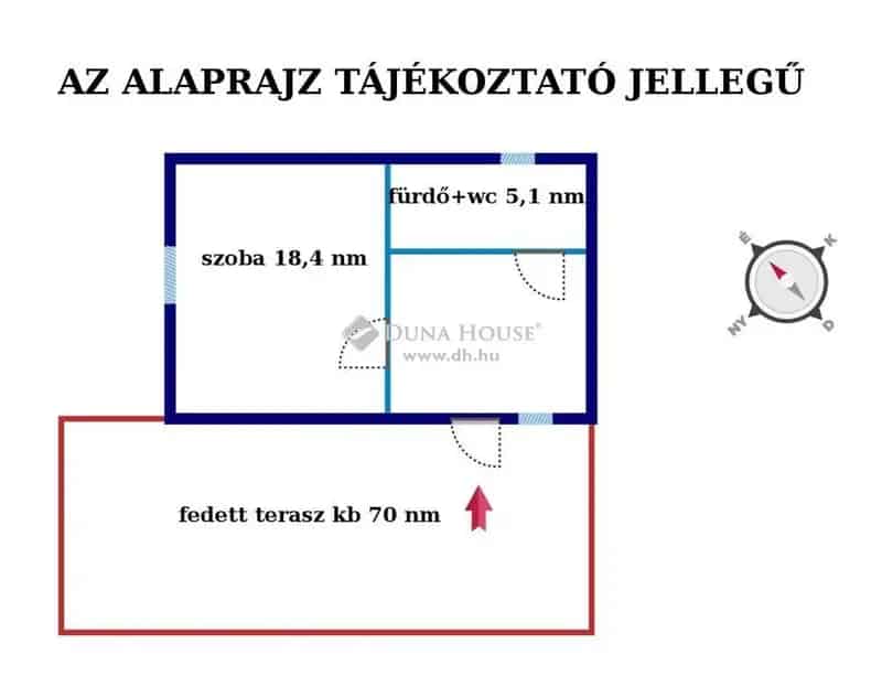 GYÁL - Részben felújított 1 szobás ház saját udvarral