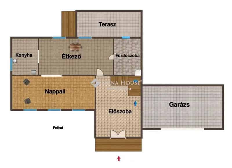 3 szintes családi ház wellness részleggel és dupla garázzsal