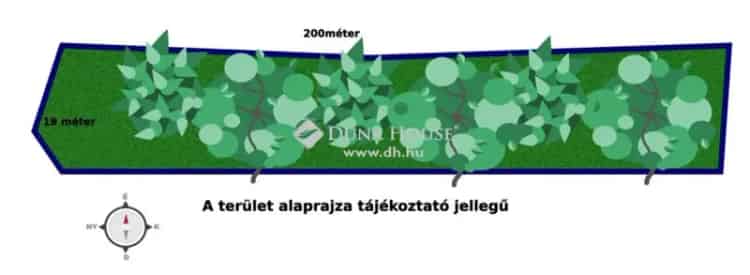 Eladó telek új építésre Rámban 3111m2 területtel