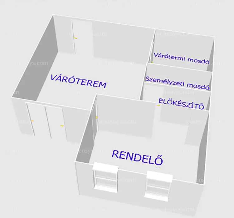 Rendelő kiadó Miskolc Szentpáli utcában teljesen felszerelve