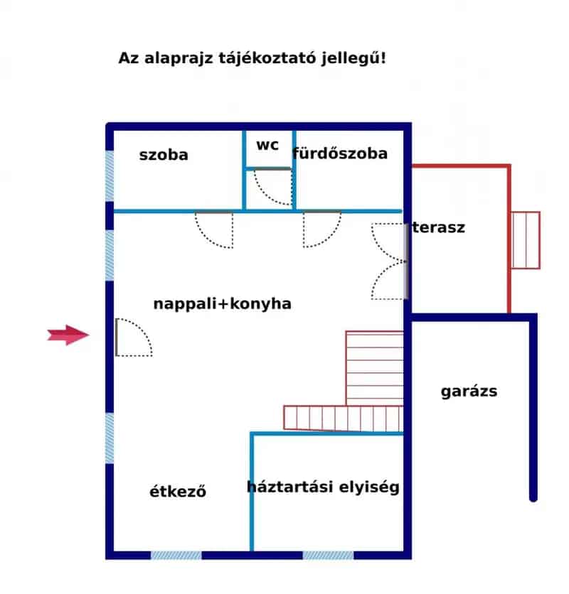 Folyamatban levő családi ház eladó 156m2 + 110m2