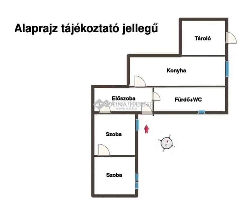 Budaörs Csendes Utcai Házrész Eladó 54nm 2 Szoba Kerttel