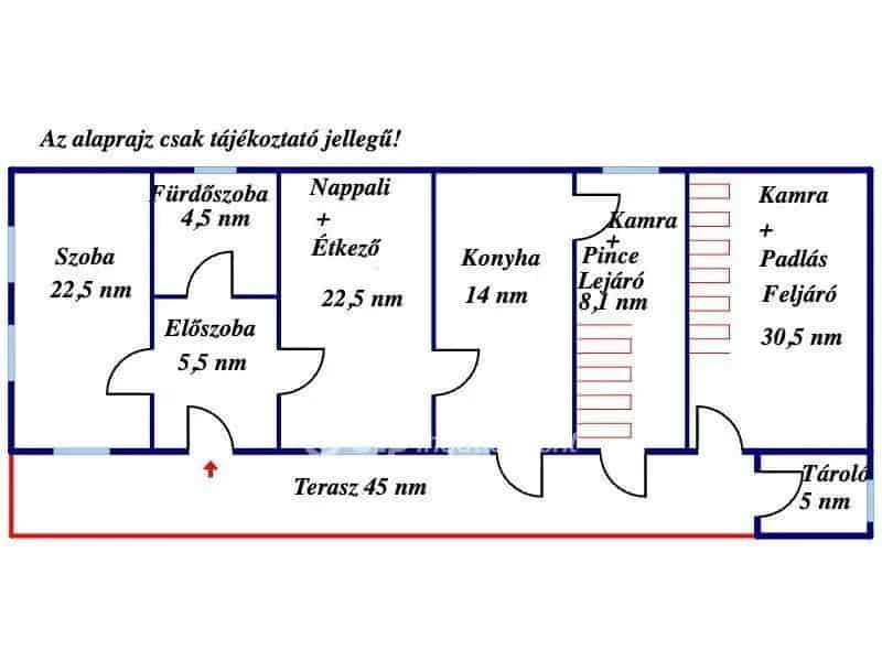Bájos parasztház Tápiógyörgyén eladó