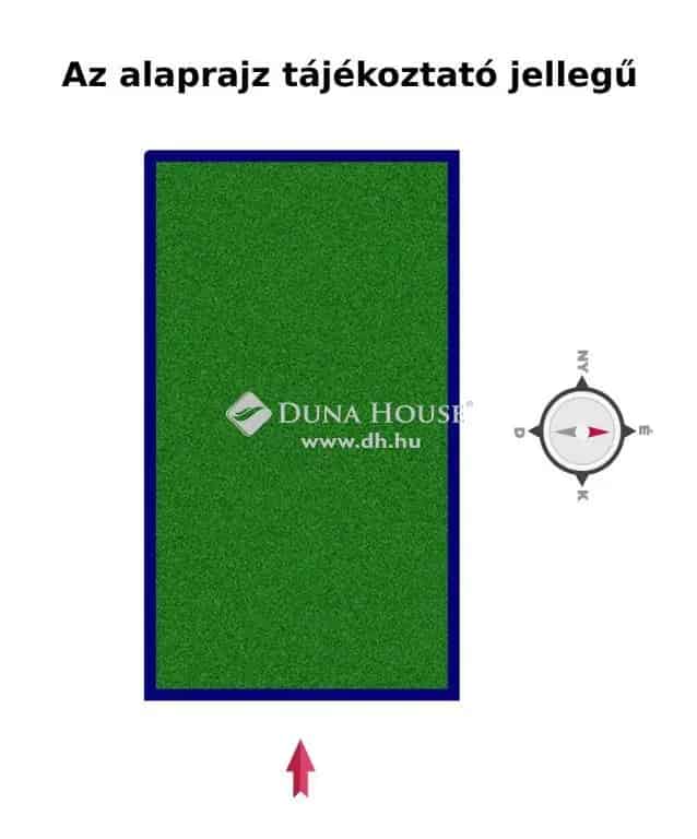 864 m2-es Telek Eladó Berhida-Peremartonban