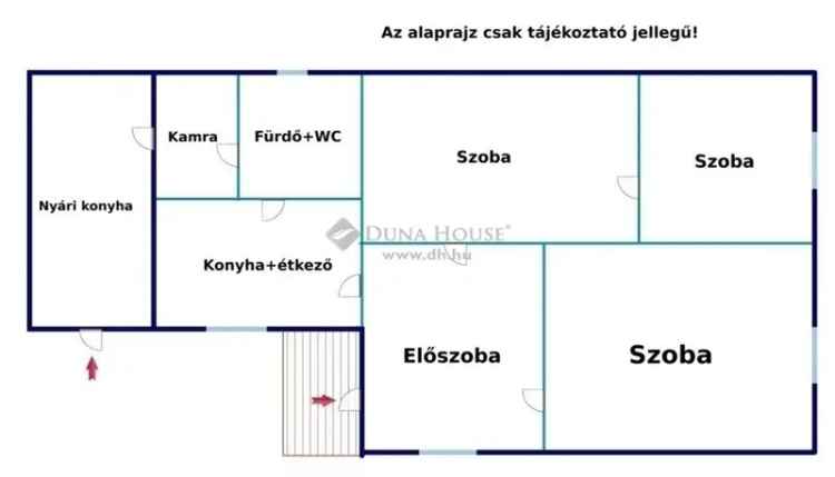 Tápiószentmárton 3 szobás 90 nm-es ház 1472 nm-es telken