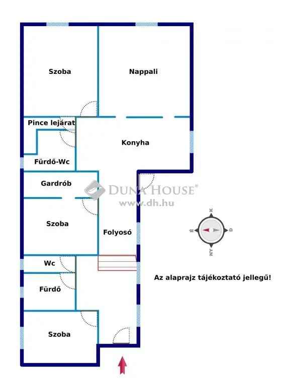 Eladó felújított tégla ház Eszteregnyén 4546nm-es telekkel