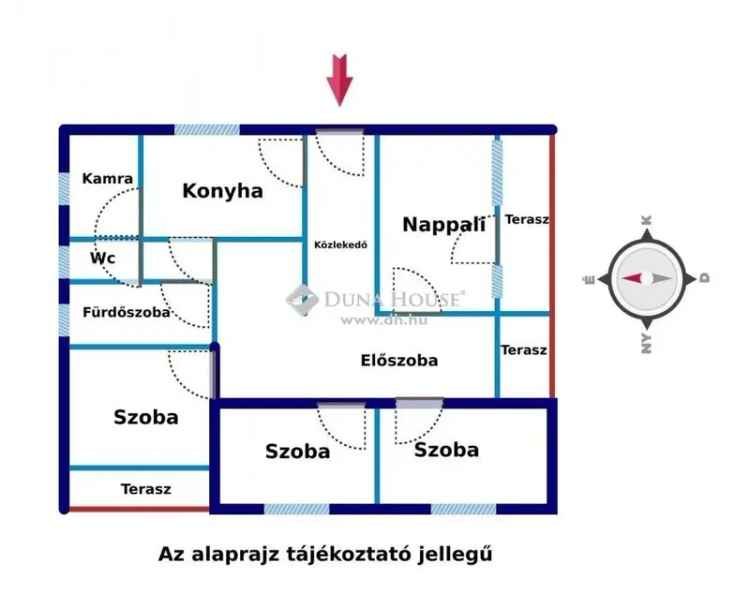 125 nm-es családi ház Felsőszentmártonban - 3 szoba, terasz, melléképület