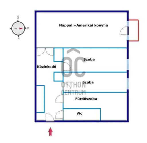 Debreceni eladó lakás Nagytemplom közelében 70 nm 2 szoba