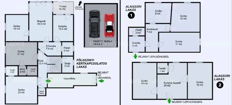 Sopron Belvárosi Kertkapcsolatos Lakás Eladó