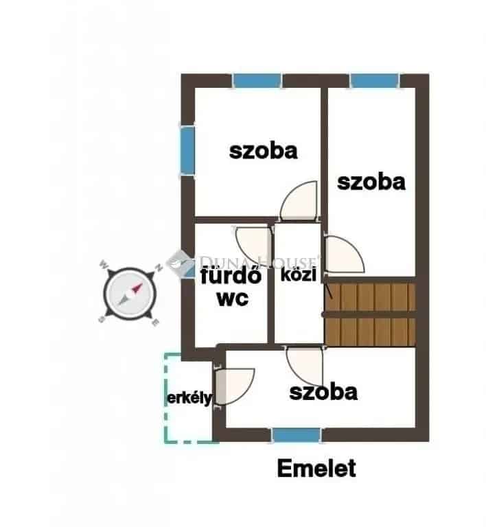122 nm-es sorházi ház eladó sík telekkel és garázzsal