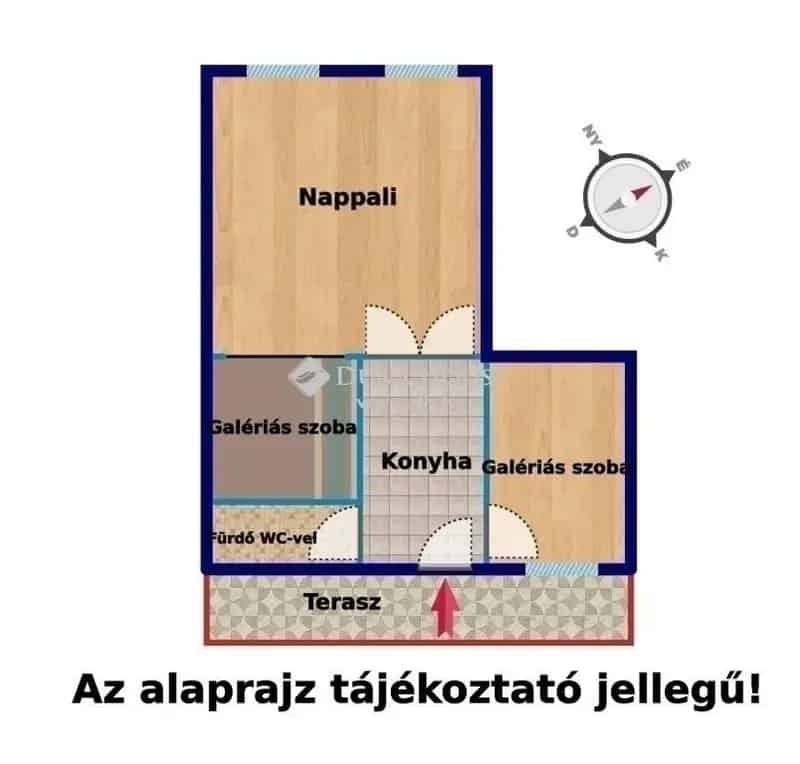 Rákospalotai tégla lakás eladó - Galériázott szobák - Jó közlekedés