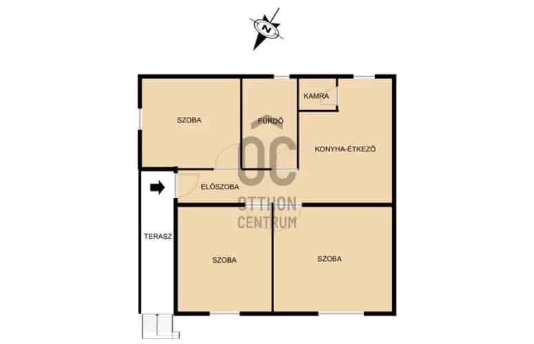 Rákoskerti családi ház eladó - 80nm + 65nm tetőtér