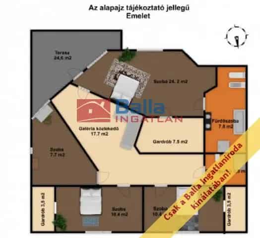 Szob exkluziv panoramas családi ház eladó 5 szoba 268nm