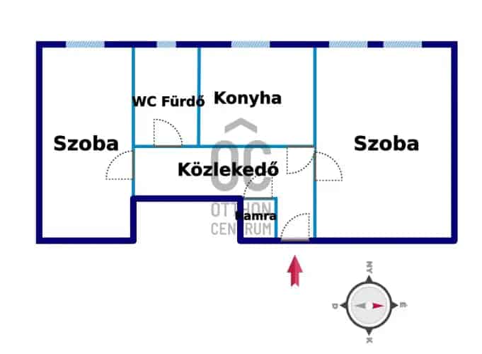 Sárbogárdi eladó panel lakás 50 nm 2 szoba